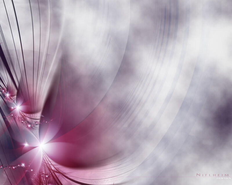 Abstract Fractal Design — Purple, Ethereal, Digital Art