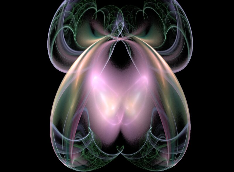 Abstract Fractal Design — Purple, Ethereal