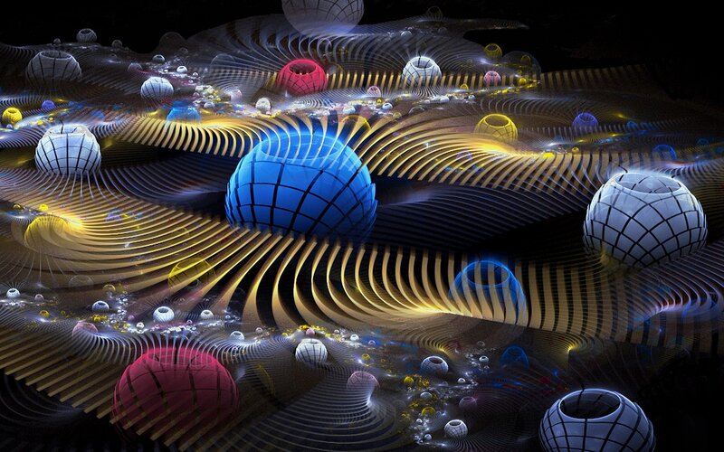 Abstract fractal digital art