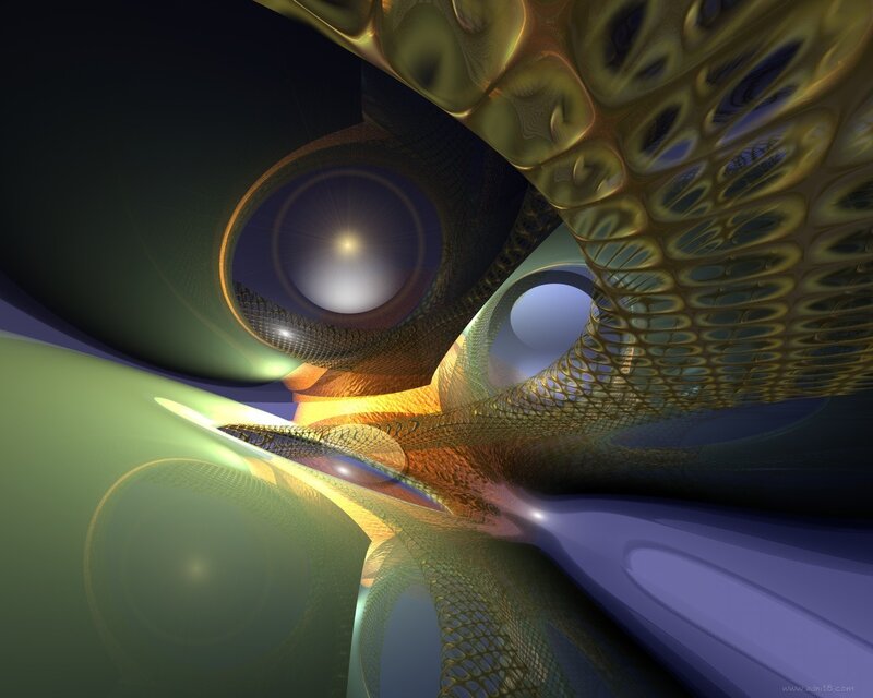 Abstract fractal digital art