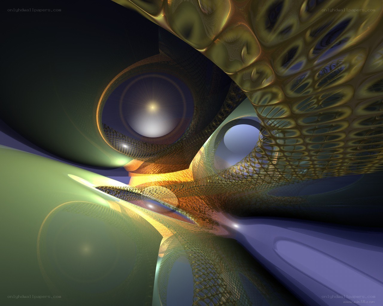 Abstract fractal digital art