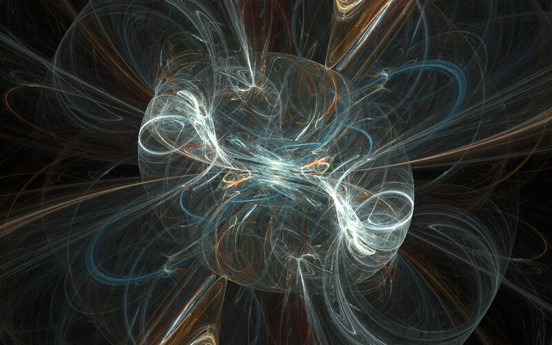 abstract fractal energy burst