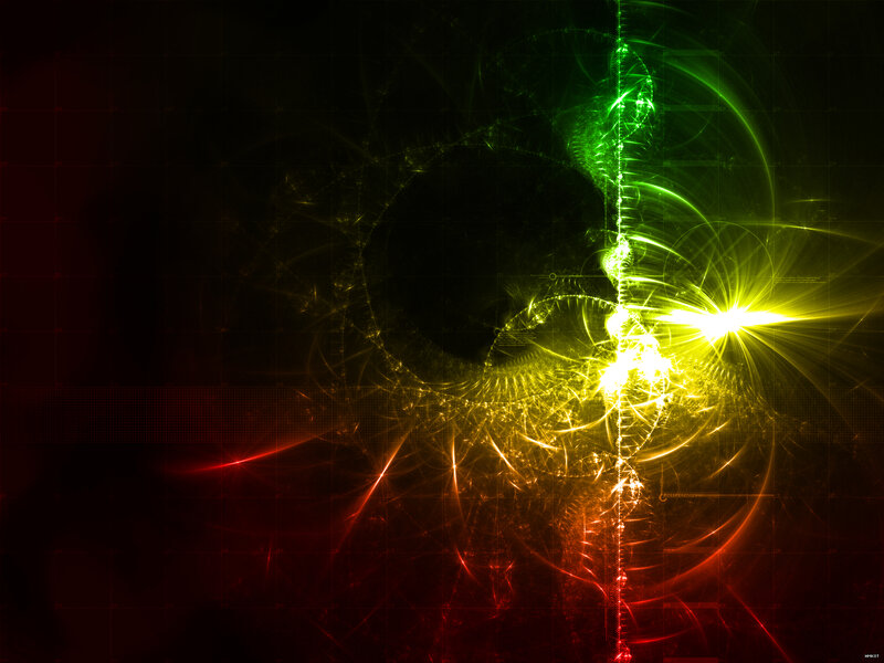Abstract fractal energy burst