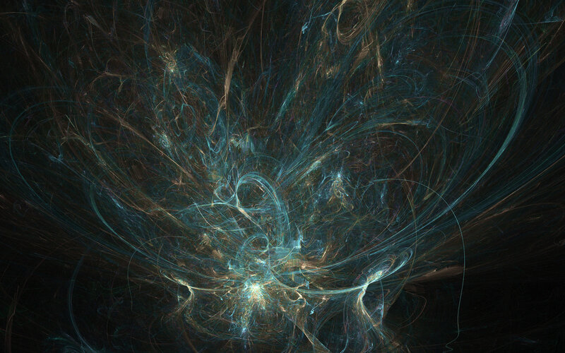 Abstract fractal energy burst
