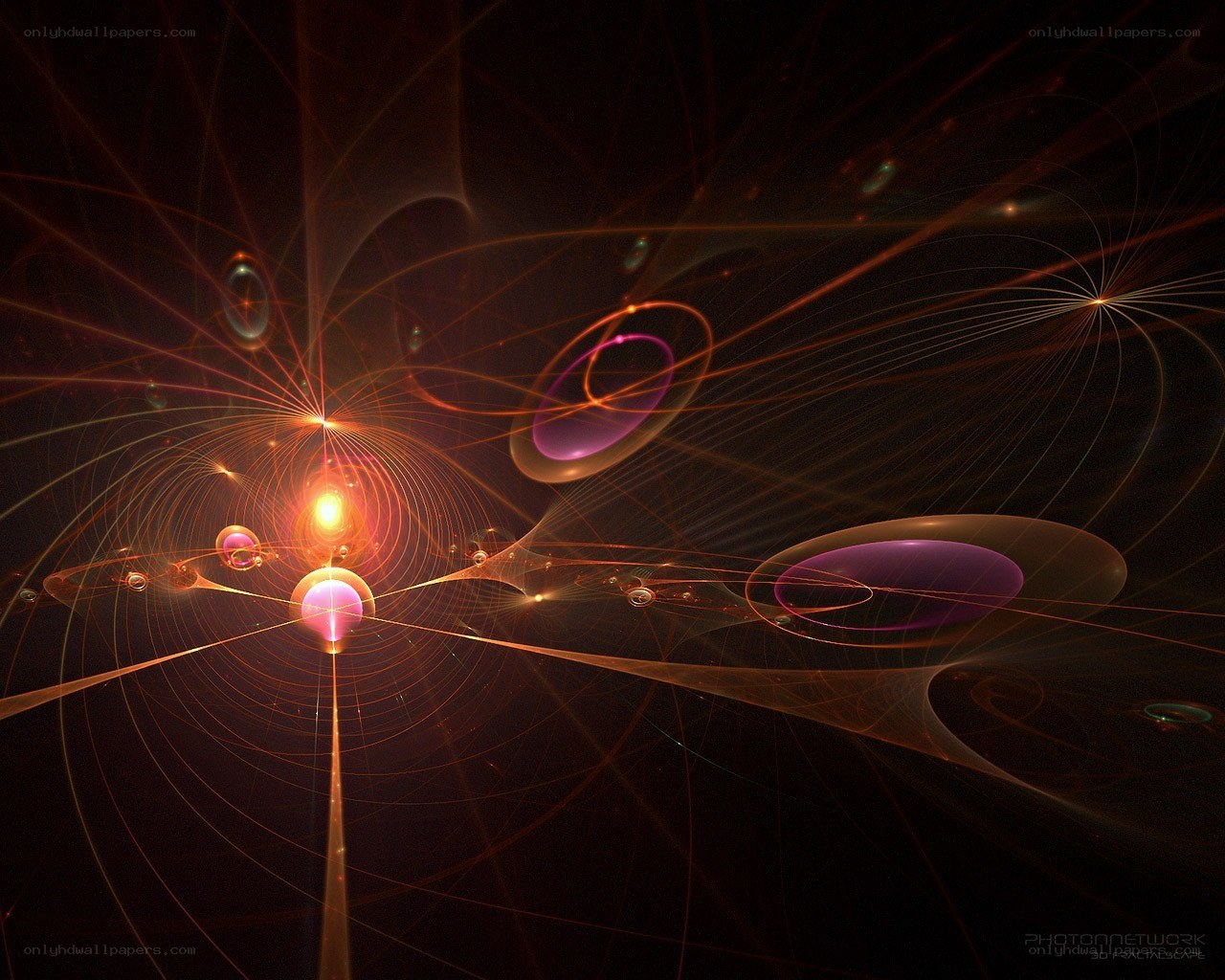 Abstract fractal energy field