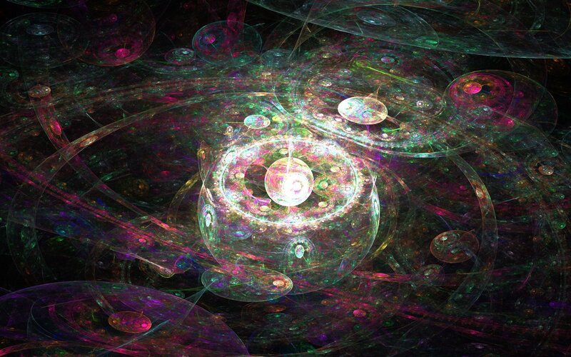 Abstract fractal energy field