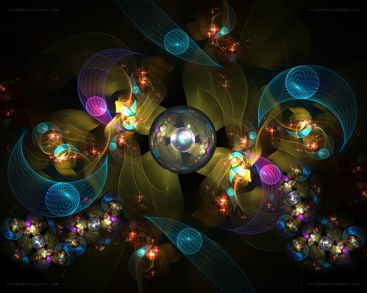 Abstract fractal energy flow