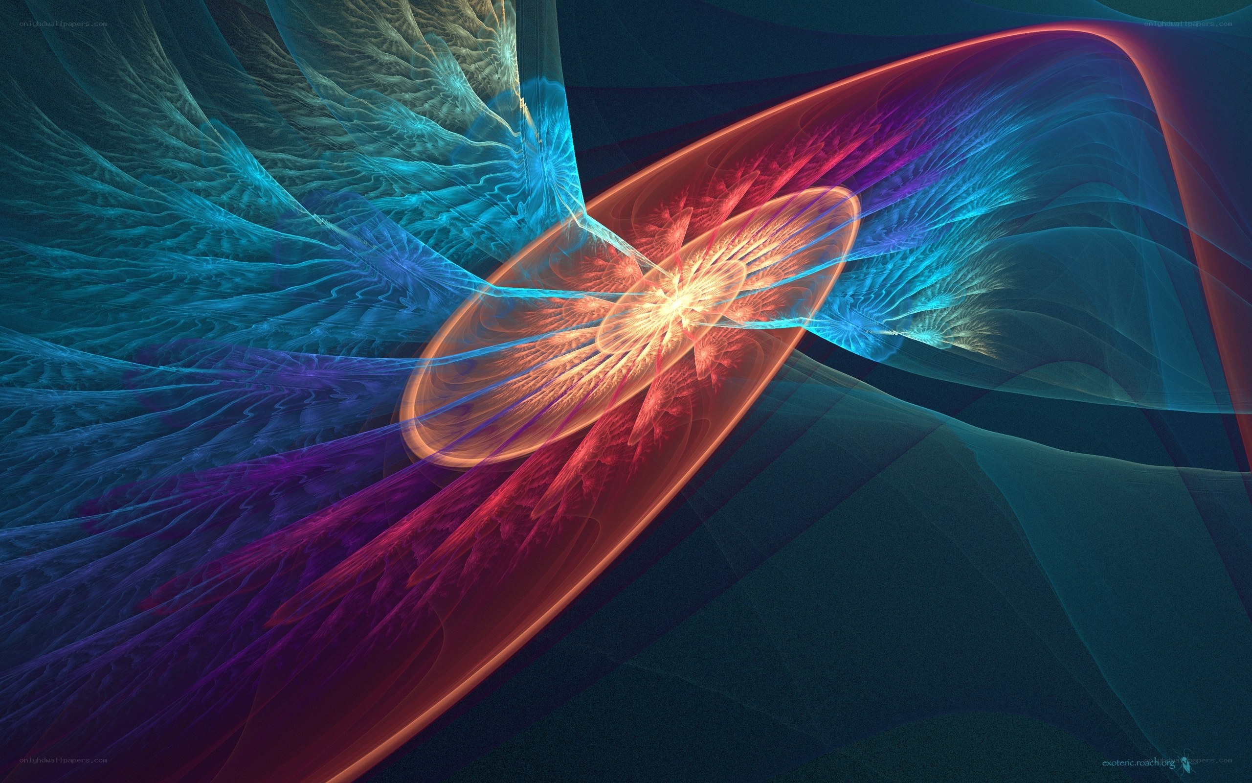 Abstract fractal energy flow