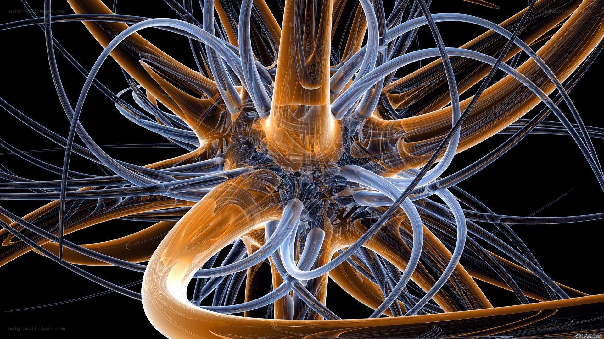 Abstract fractal energy network
