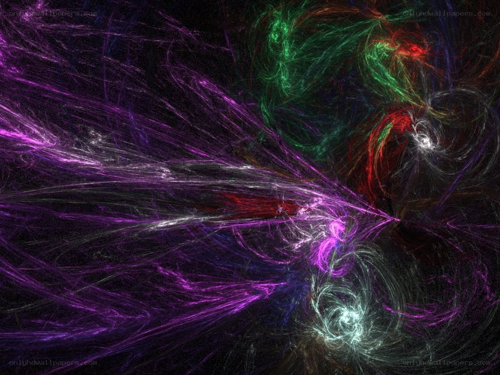 Abstract fractal energy patterns