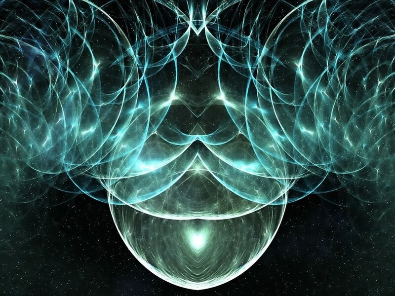 Abstract fractal energy patterns