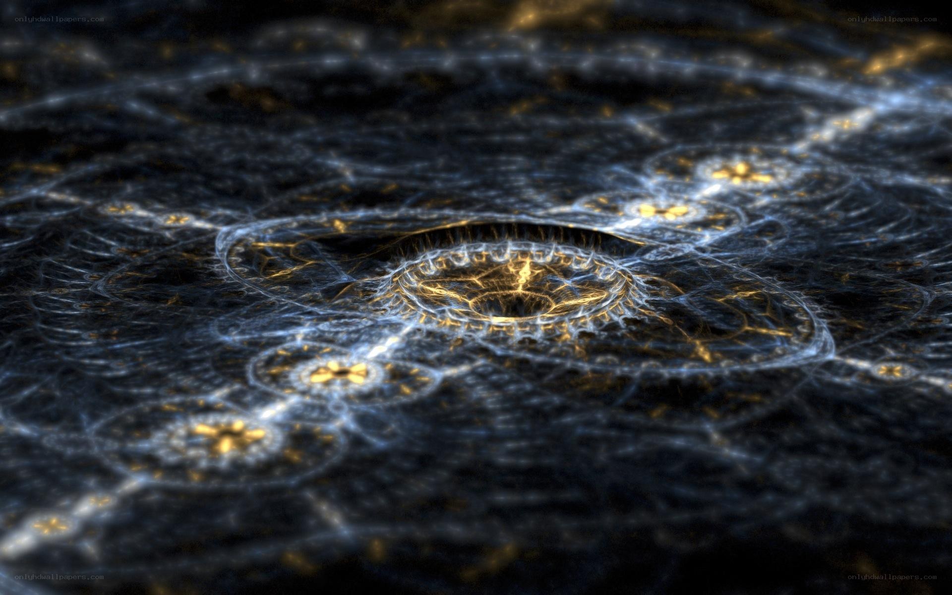 Abstract fractal energy patterns