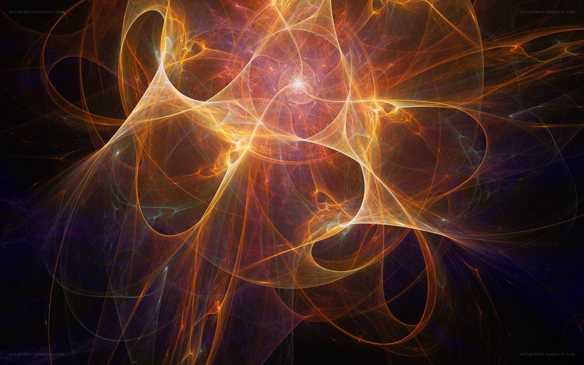 Abstract fractal energy patterns