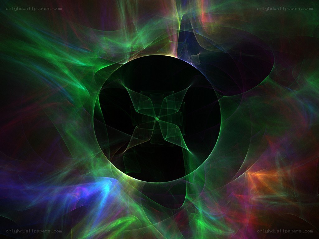 Abstract fractal energy vortex