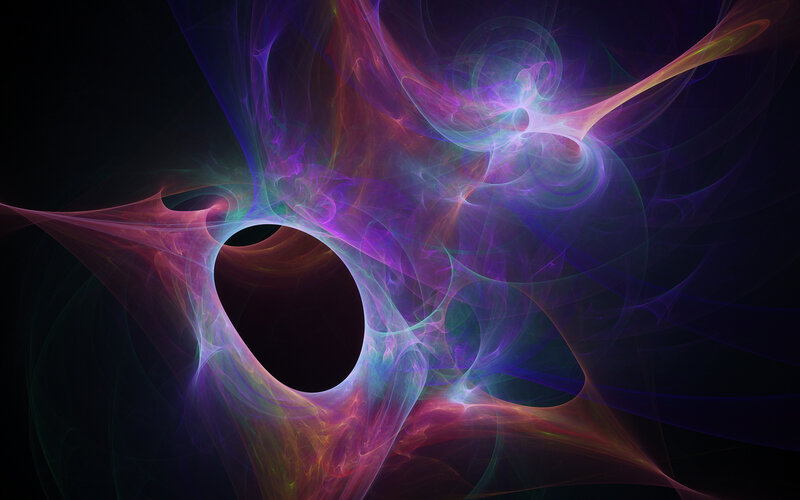 Abstract fractal energy vortex