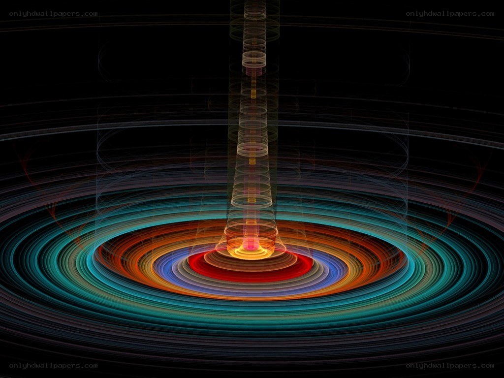Abstract fractal energy vortex