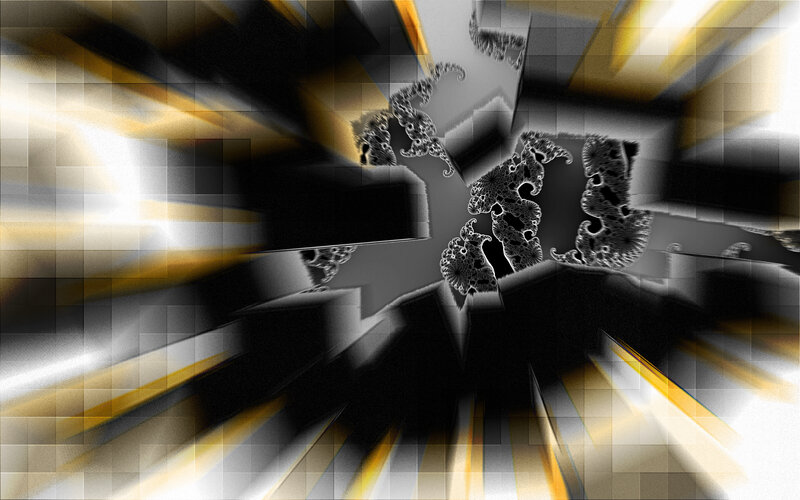 Abstract fractal explosion