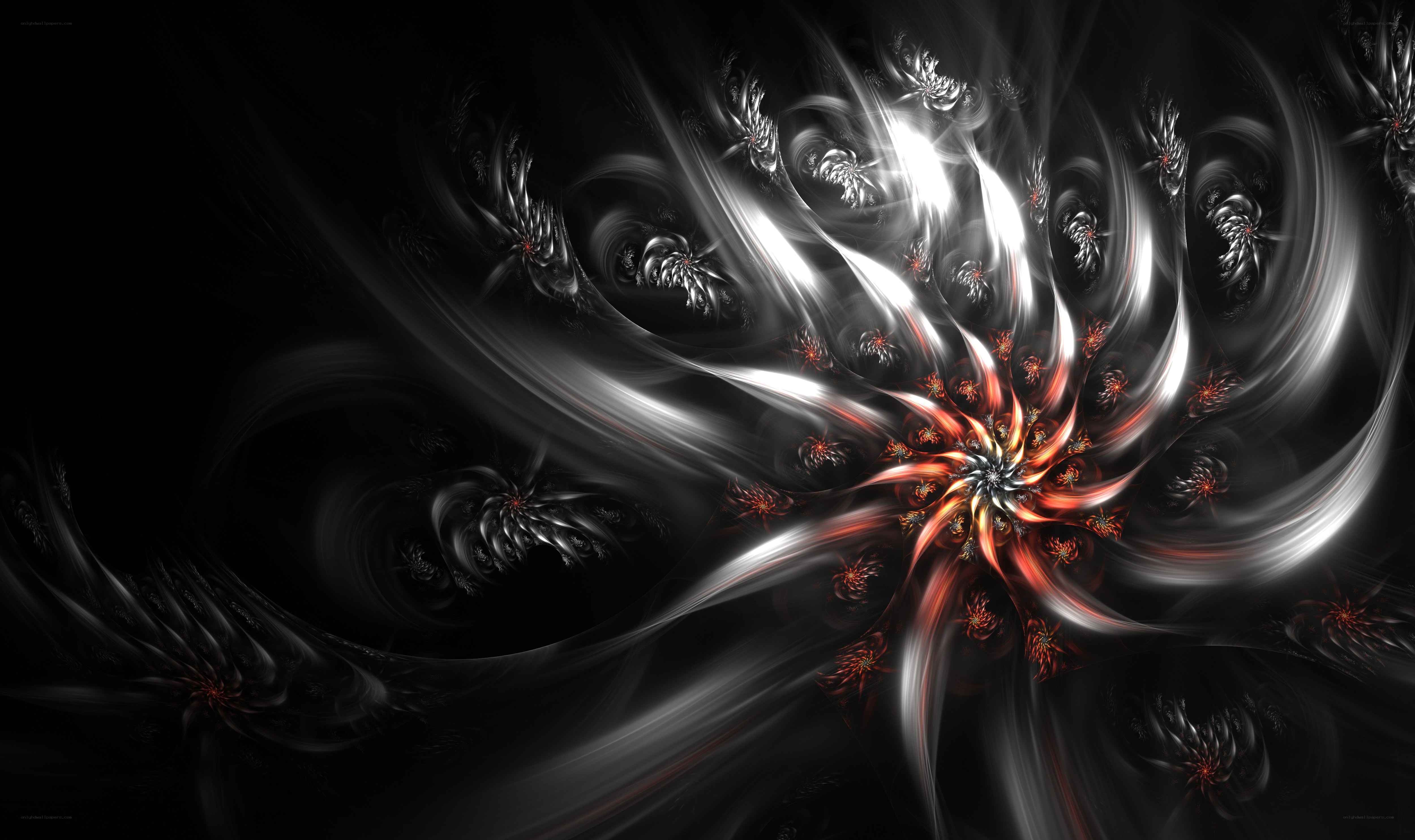 abstract fractal explosion