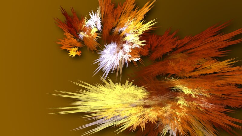Abstract fractal explosion