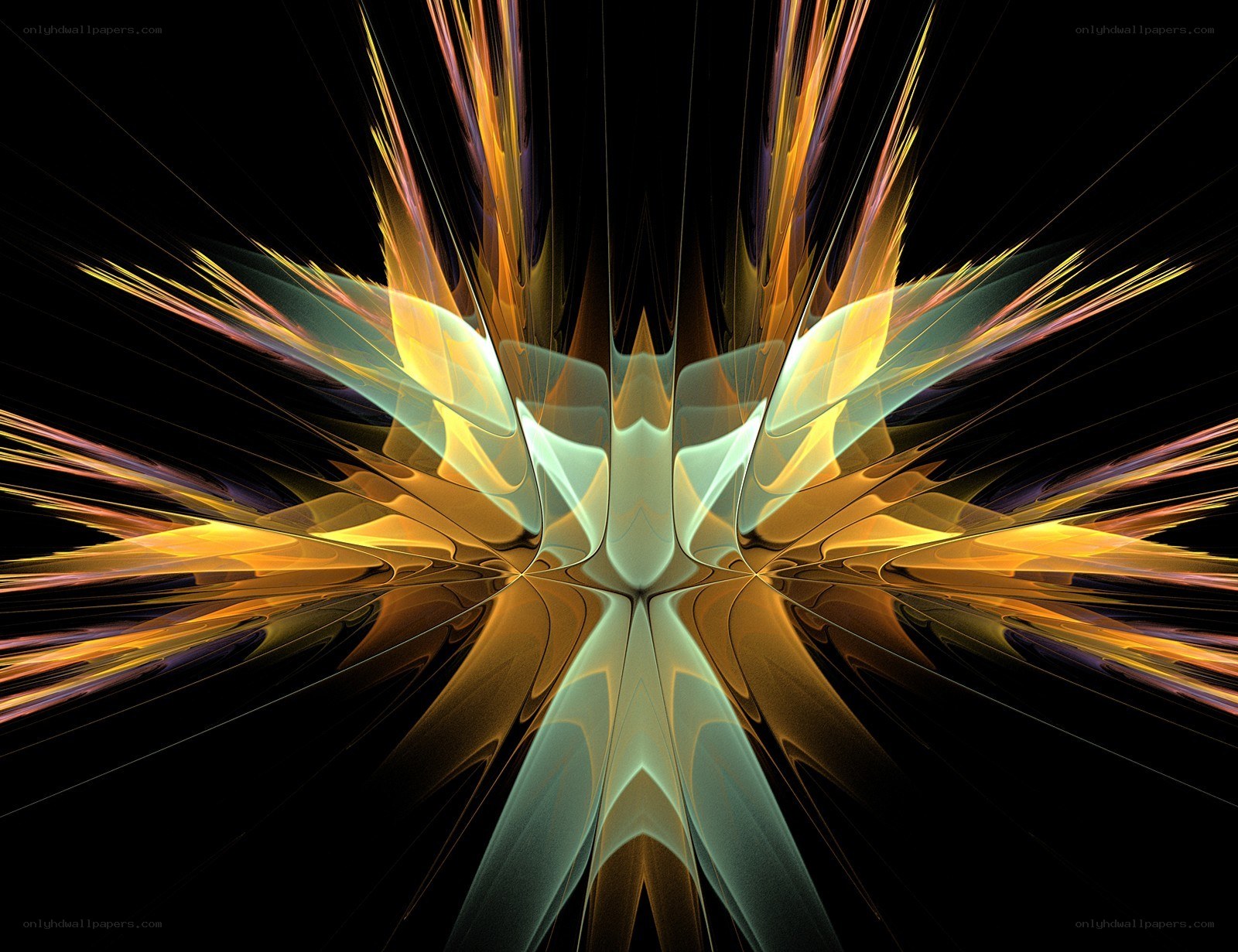 Abstract fractal explosion