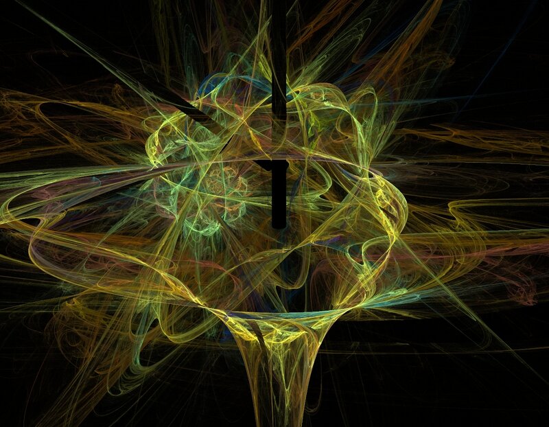 Abstract fractal explosion