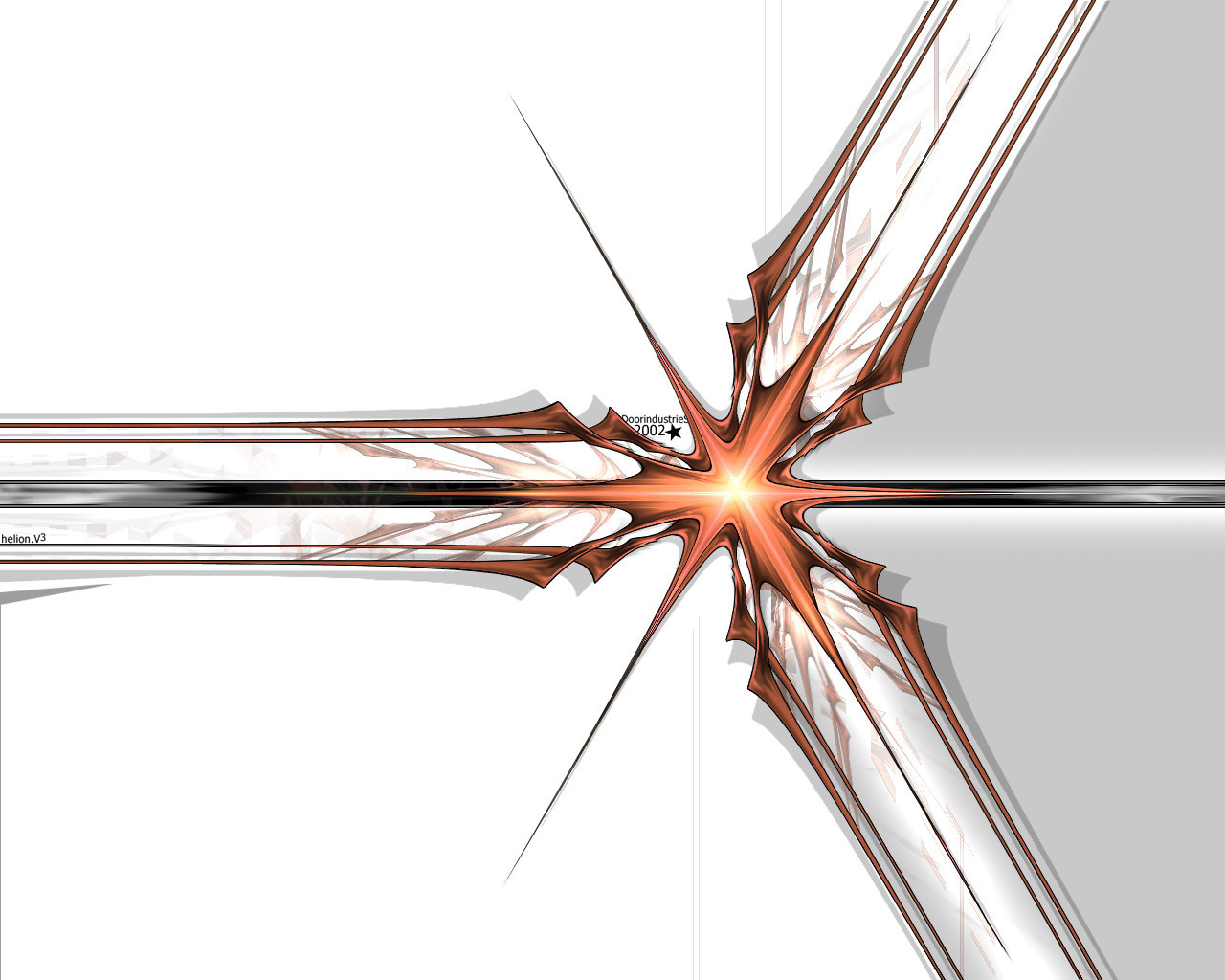 abstract fractal explosion