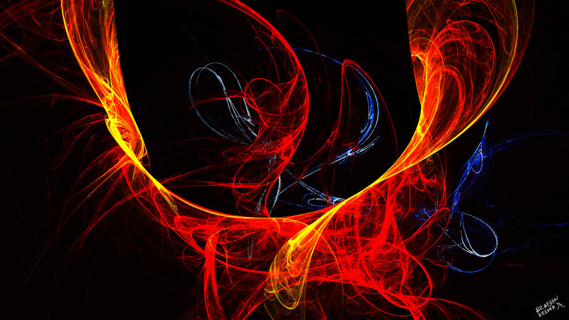 Abstract Fractal Flames — Red