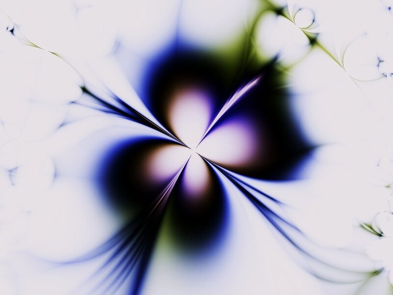 abstract fractal flower pattern