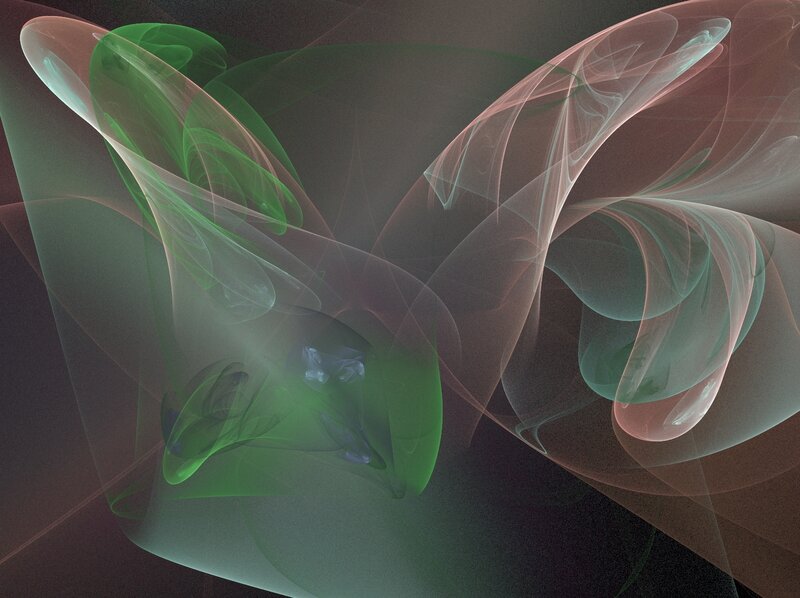 Abstract Fractal Forms — Green
