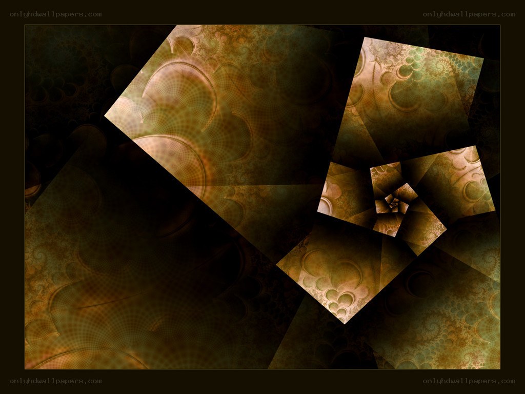 Abstract fractal geometric art