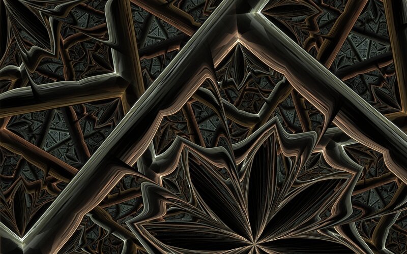 Abstract fractal geometric pattern