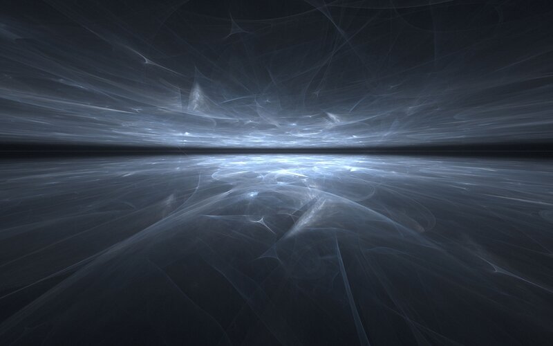 Abstract Fractal Landscape — Gray