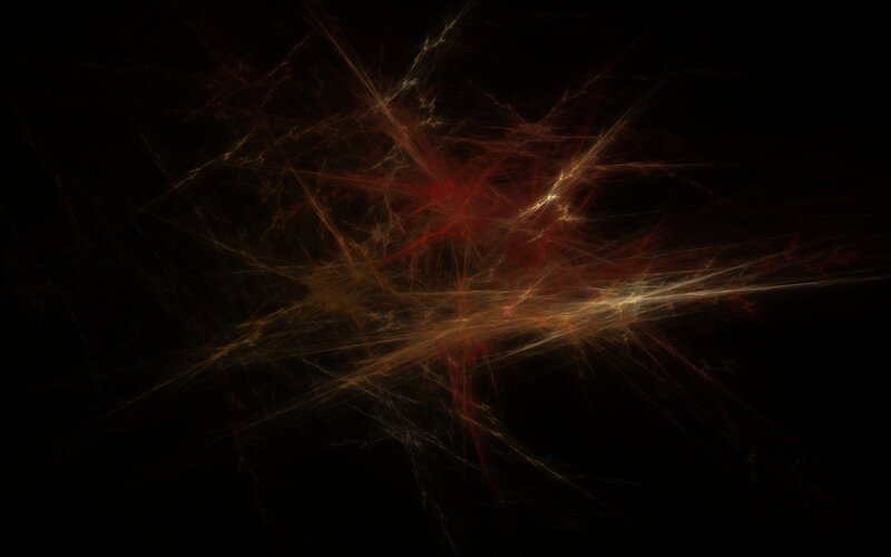 Abstract fractal light burst