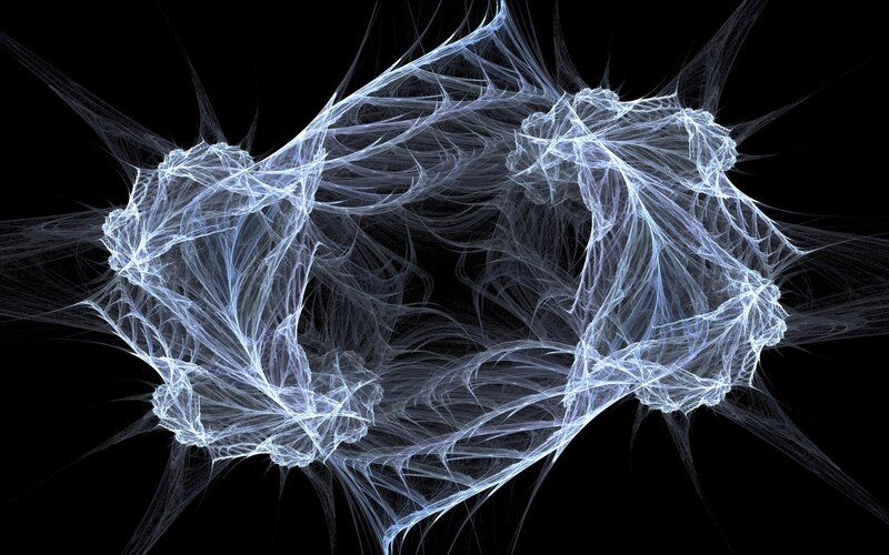 abstract fractal light design