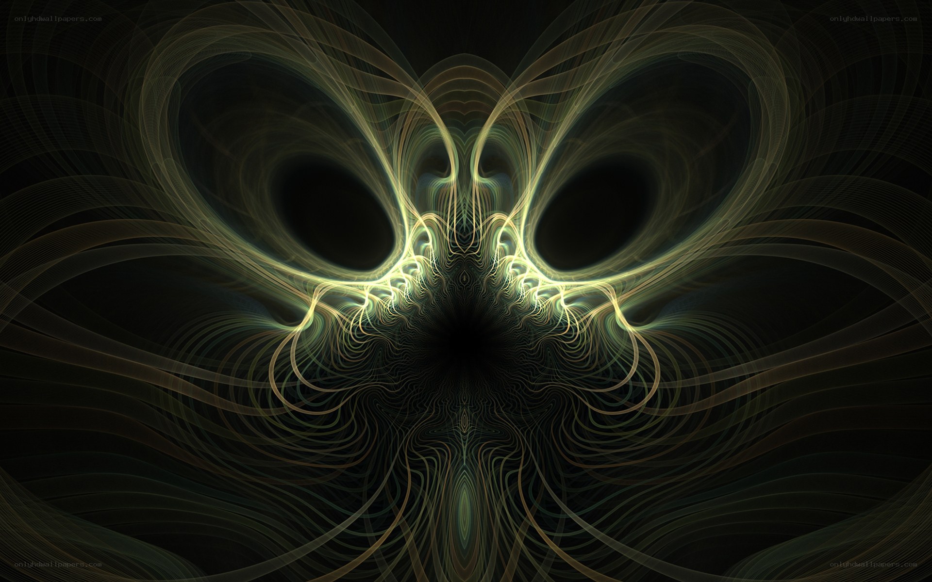 Abstract fractal light design