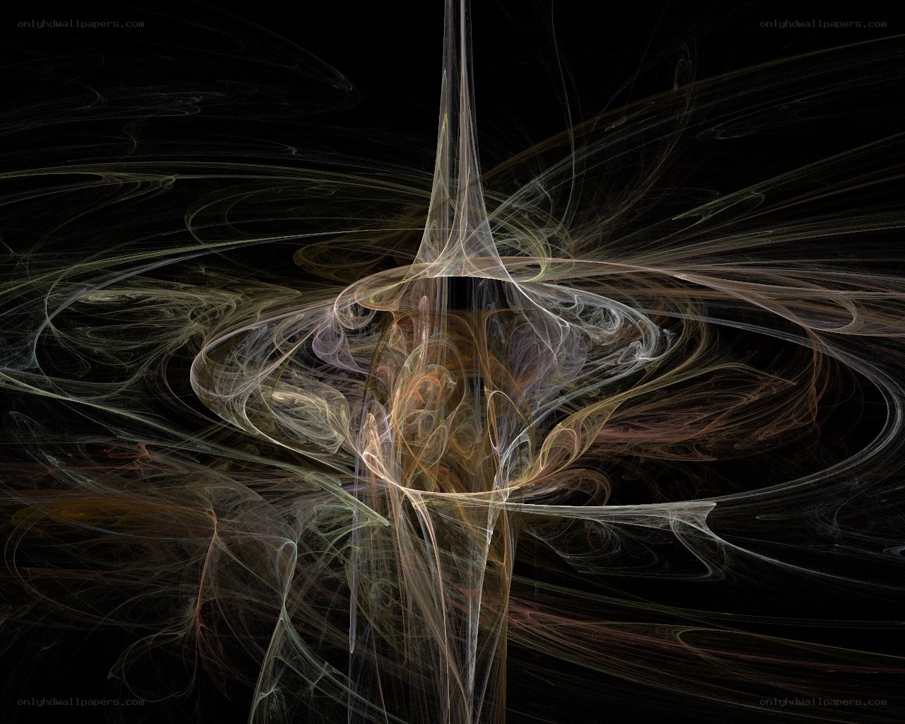 Abstract fractal light design