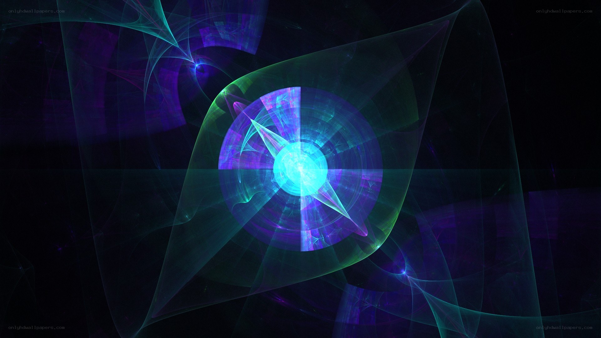 Abstract fractal light design