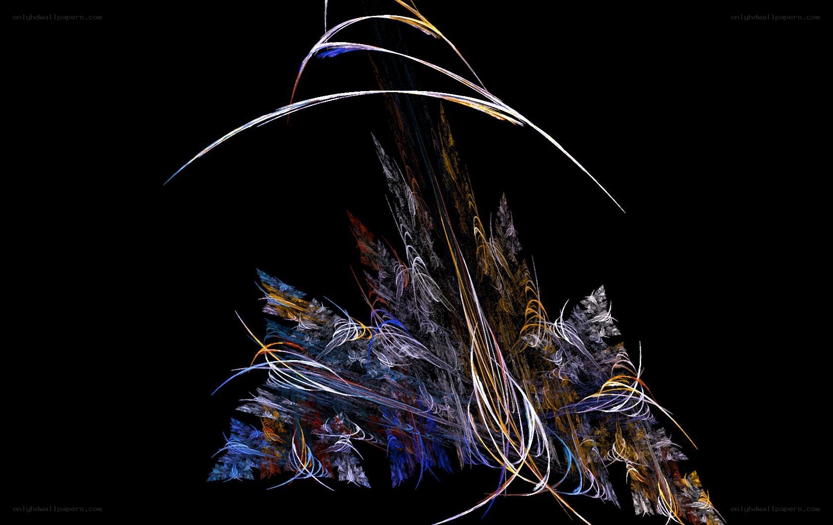 Abstract fractal light design