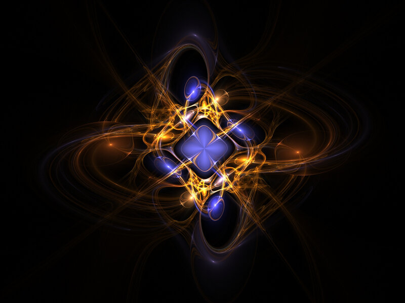Abstract fractal light design