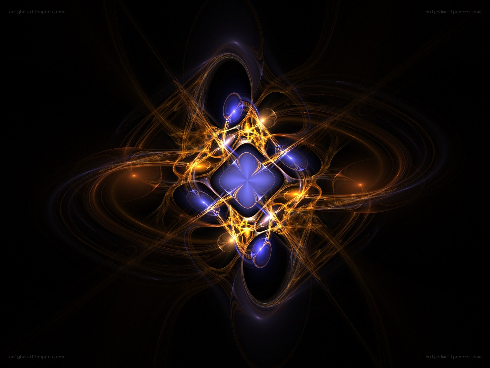 Abstract fractal light design