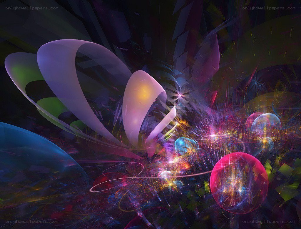 Abstract fractal light design