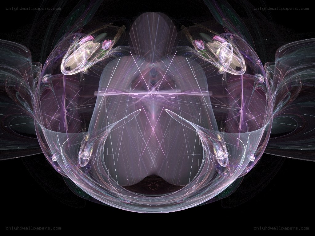 abstract fractal light design
