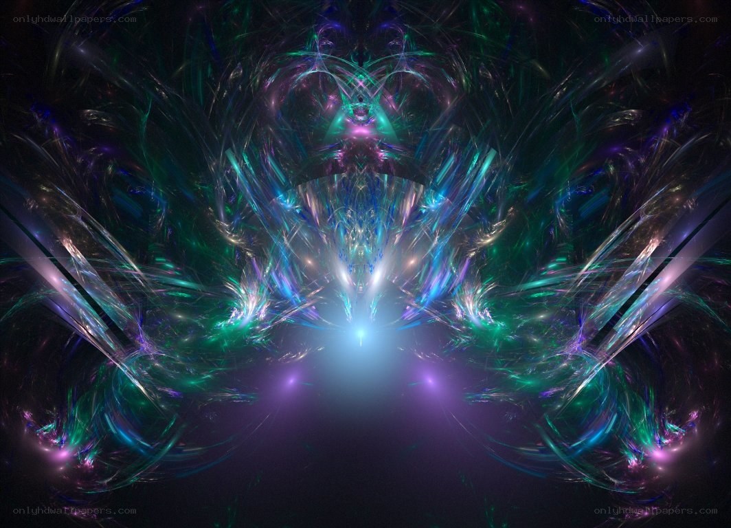 Abstract fractal light design