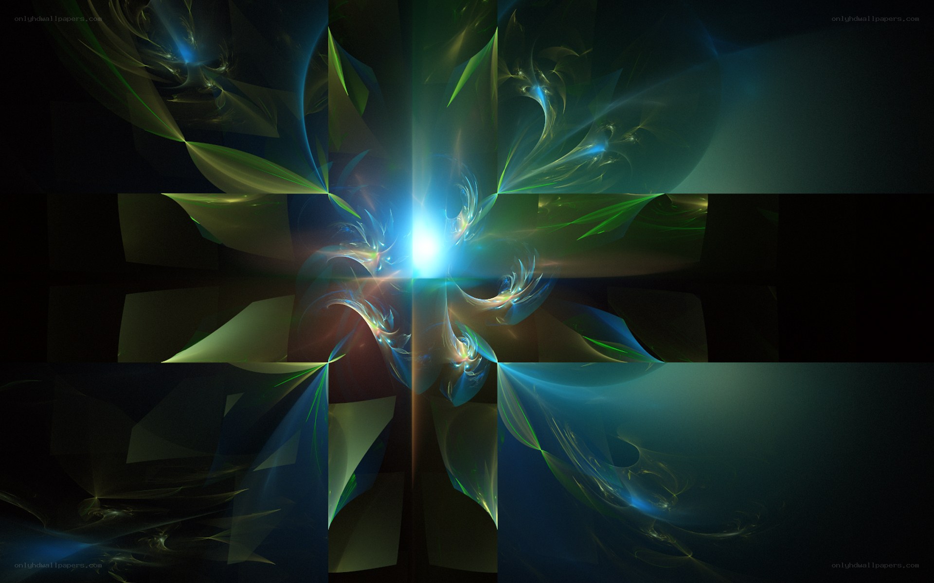 Abstract fractal light design