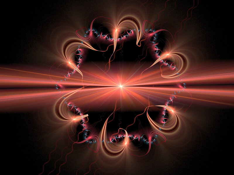 Abstract fractal light design