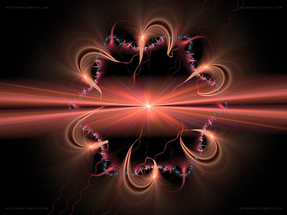 Abstract fractal light design
