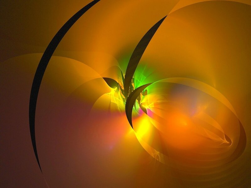 Abstract fractal light design