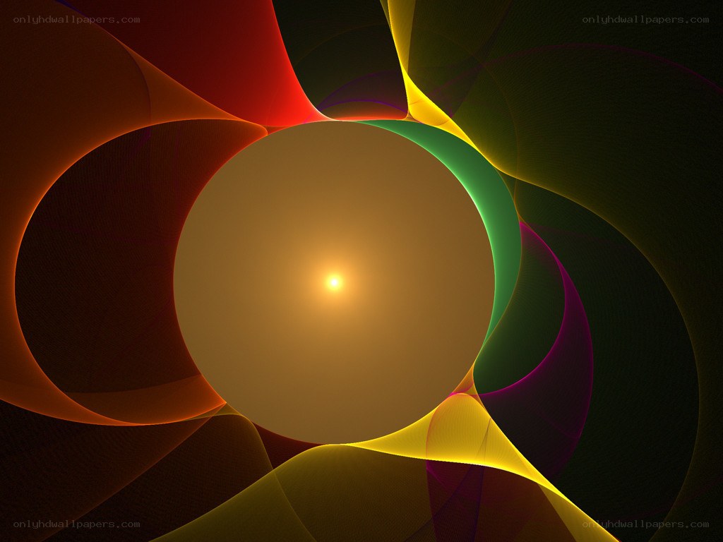 Abstract fractal light design