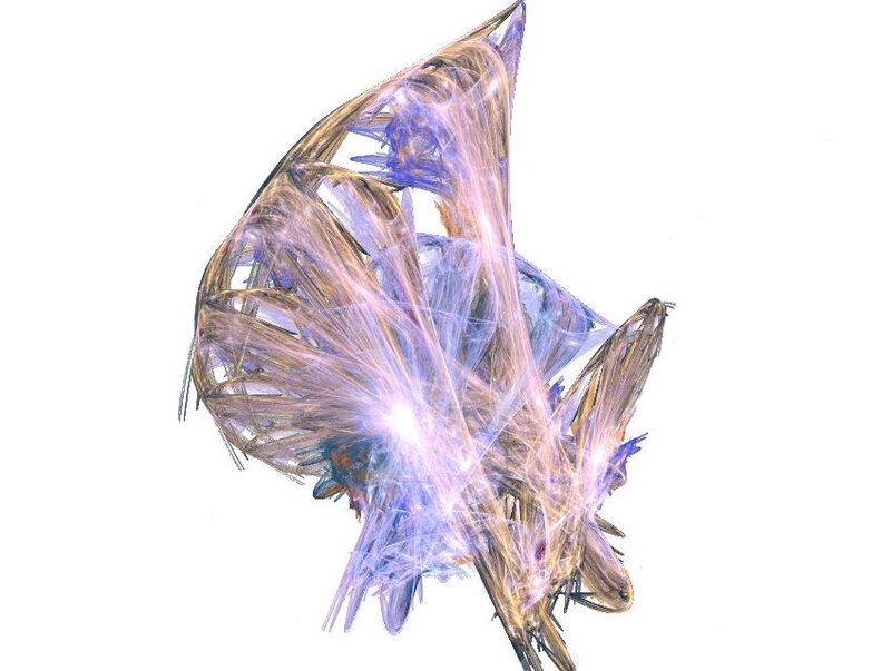 abstract fractal light design
