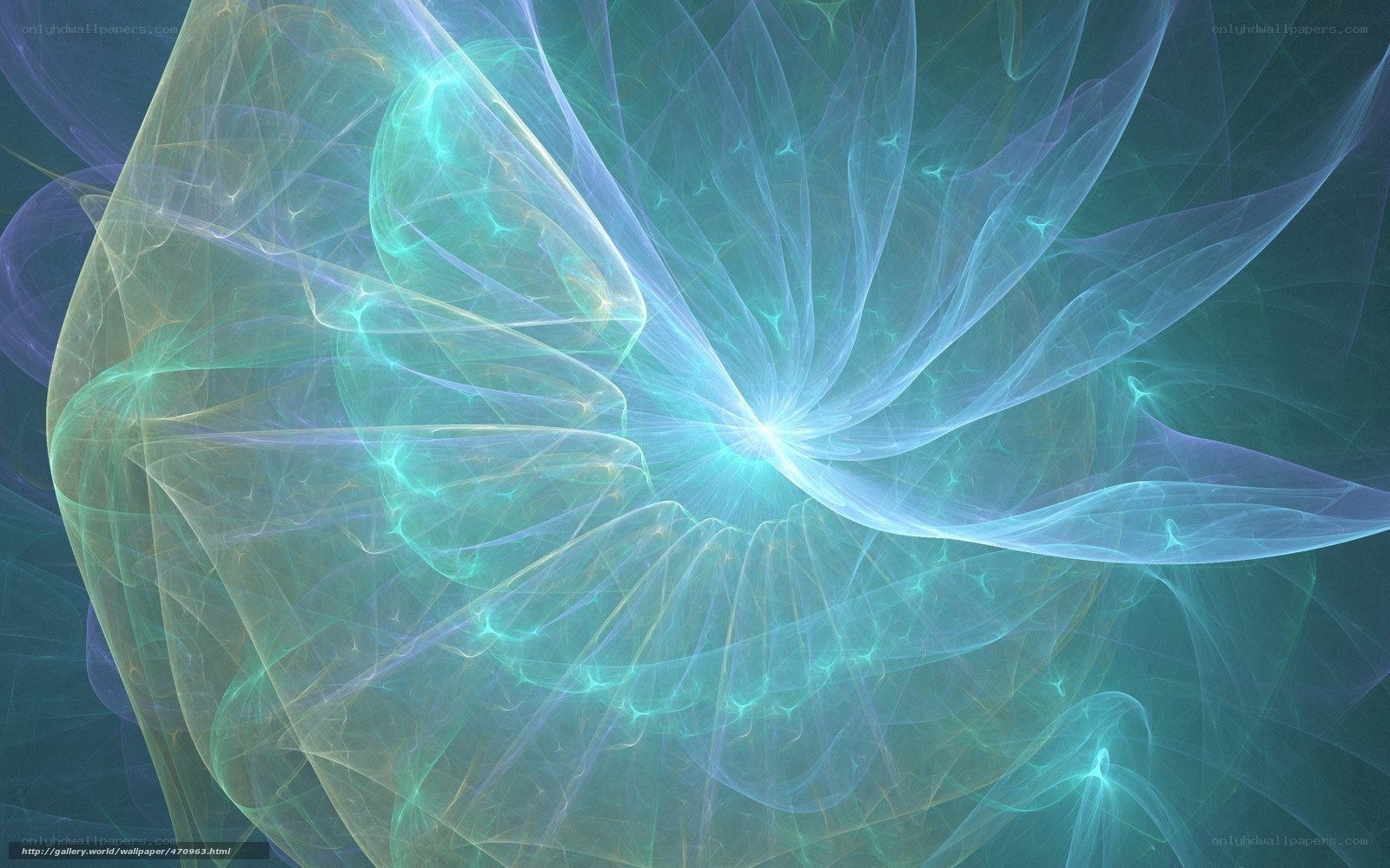 Abstract fractal light design